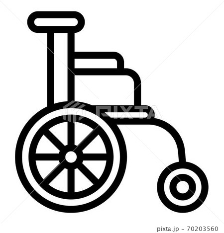 Disabled chair icon, outline style 70203560