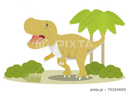 ティラノサウルス 恐竜のイラスト素材