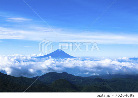 雲海と富士山 雲海と富士山 70204698