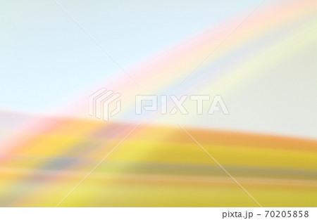 レインボーカラーの抽象的背景素材 ライン カーブの写真素材