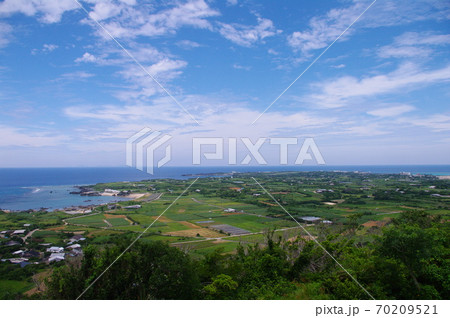 与論城跡からの眺め② 70209521