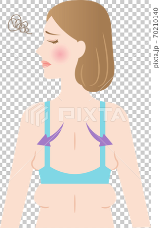 背中　わき肉　女性 70210140