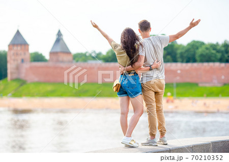 Veliky Novgorod, Russia. Novgorod Kremlin at Volkhov River Veliky Novgorod, Russia. Novgorod Kremlin at Volkhov River 70210352