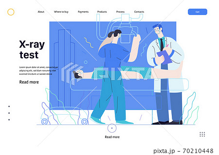 Medical tests template - x-ray test 70210448