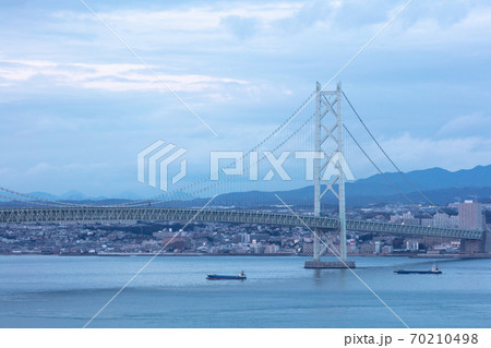 兵庫県 淡路ハイウェイオアシス 夕景・夜景 兵庫県 淡路ハイウェイオアシス 夕景・夜景 70210498
