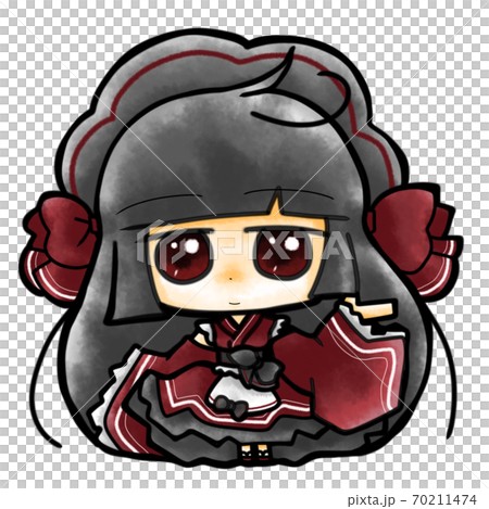 Cute red Japanese loli Harajuku maid Cute red Japanese loli Harajuku maid 70211474