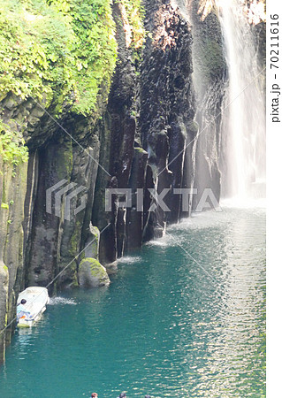 神話の里、高千穂峡。宮崎、日本。10月下旬。 神話の里、高千穂峡。宮崎、日本。10月下旬。 70211616