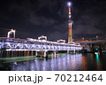 夜の隅田川④ 70212464
