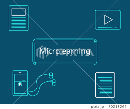 example of Microlearning based training vectorのイラスト素材 [70213265] - PIXTA