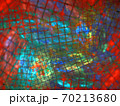 カラフルな四角による抽象的な画像素材 70213680