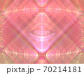 抽象的なピンクをメインカラーとした対角線上の正方形で構成されたフラクタルパターン 70214181