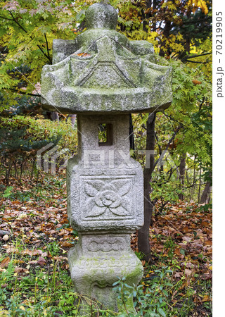 容認民俗村 秋 石灯 70219905