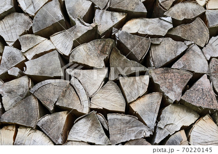 stack of dry wooden logs for the fire stack of dry wooden logs for the fire 70220145