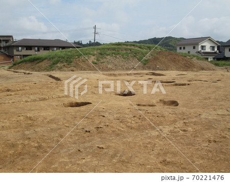 遺跡の発掘現場 遺跡の発掘現場 70221476