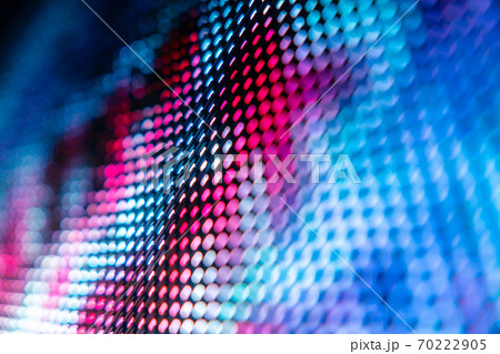 CloseUp LED blurred screen. LED soft focus background. abstract background ideal for design. 70222905