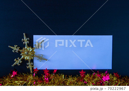 Christmas greeting card mockup. Minimal flat lay style composition, top view, copy space. Holidays Christmas greeting card mockup. Minimal flat lay style composition, top view, copy space. Holidays 70222967