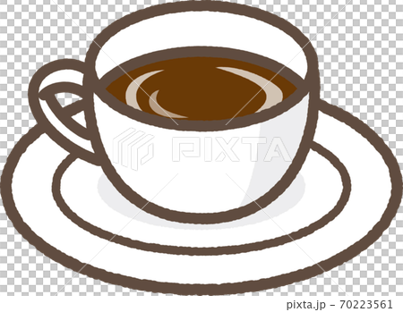 コーヒーのかわいいイラストのイラスト素材