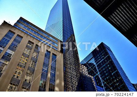 ニューヨークマンハッタンビル街 70224147