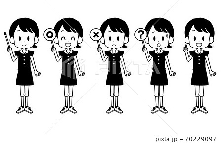 ポインターなどを持つ女の子 ポインターなどを持つ女の子 70229097