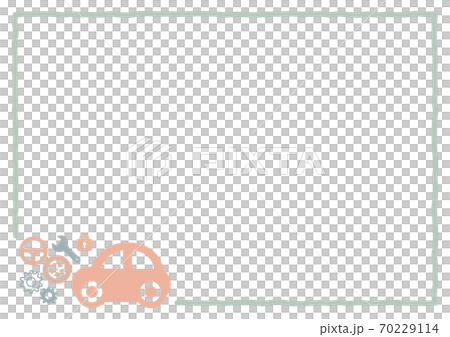 汽車生活的圖像框架汽車維修A4側 汽車生活的圖像框架汽車維修A4側 70229114