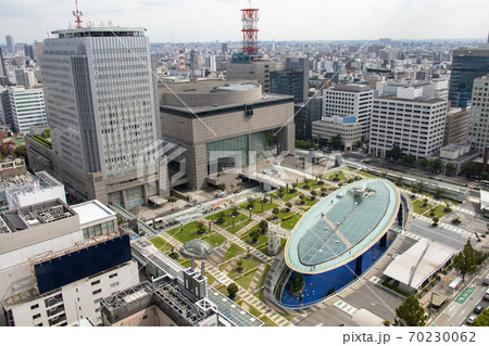 オアシス21　愛知芸術文化センター　愛知県美術館　NHK名古屋放送局　テレビ塔展望台から 70230062