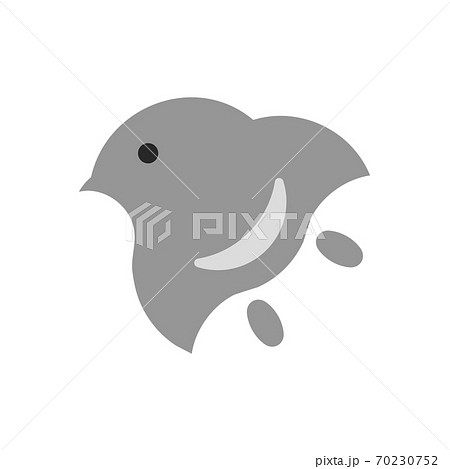 正月 年賀状 千鳥 イラスト素材のイラスト素材