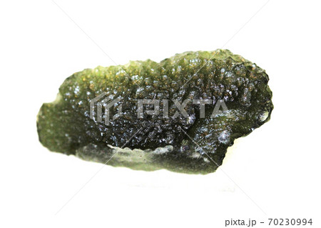 czech moldavite mineral isolated czech moldavite mineral isolated 70230994