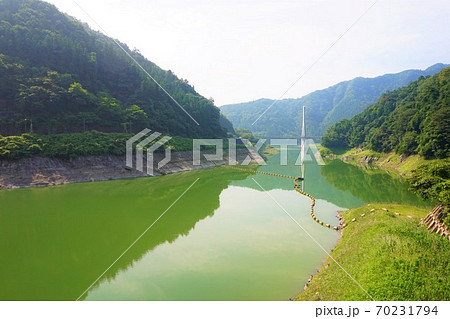 合角ダム　西秩父桃湖　合角漣大橋　倉尾橋　バス釣り　ダム　湖　 70231794