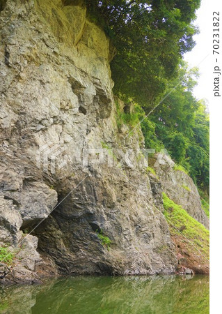 合角ダム　西秩父桃湖　洞窟　横穴　合角漣大橋　倉尾橋　バス釣り　ダム　湖　 70231822