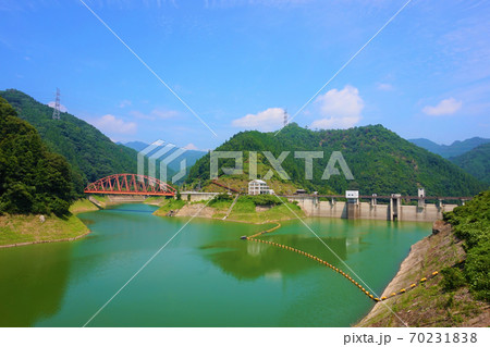 合角ダム　西秩父桃湖　合角漣大橋　倉尾橋　バス釣り　ダム　湖　 70231838