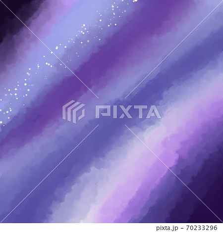 濃い紫から白へのグラデーション背景 水彩風のイラスト素材