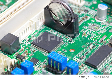 半導体LSIと青色ジャンパソケット1 半導体LSIと青色ジャンパソケット1 70234828