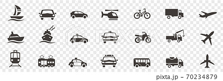 Set of transport icons Vector Set of transport icons Vector 70234879
