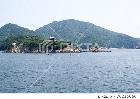 仙酔島と弁天島の景色 仙酔島と弁天島の景色 70235666