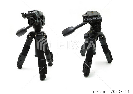 Tripod camera isolated on white background Tripod camera isolated on white background 70238411