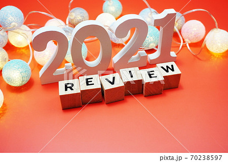 Review 2021 alphabet letters with space copy on red background Review 2021 alphabet letters with space copy on red background 70238597
