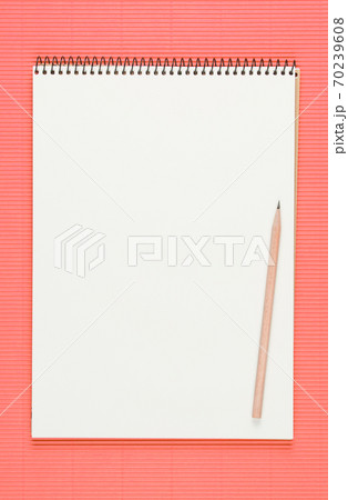 school notebook with pencil school notebook with pencil 70239608