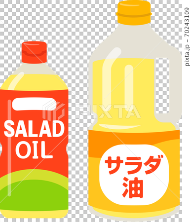 Bottled salad oil 70243109