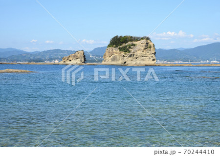 番所山公園から塔島を望む 70244410