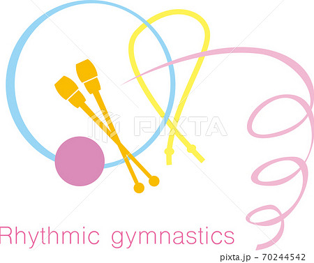 Rhythmic gymnastics equipment - Stock Illustration [70244542] - PIXTA