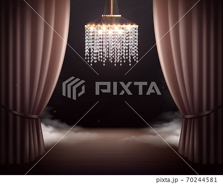 Theatre Stage Chandelier Composition 70244581