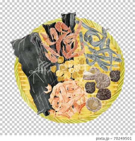 漏勺上的日式湯的物質插圖 漏勺上的日式湯的物質插圖 70249501