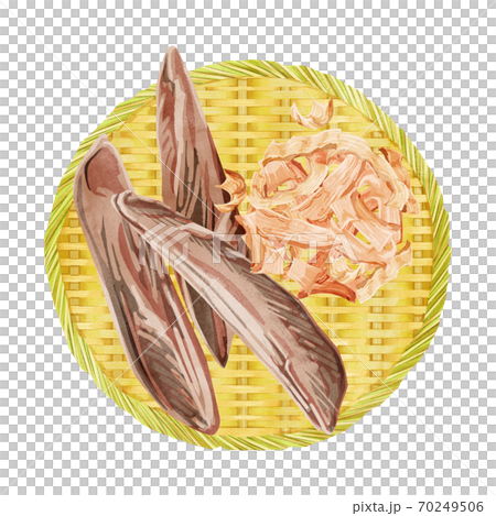 肉餅和屑在漏勺上的插圖 肉餅和屑在漏勺上的插圖 70249506