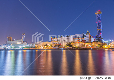 舞洲スラッジセンター 夜景 舞洲スラッジセンター 夜景 70251830