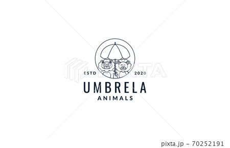 lion with umbrella logo icon vector illustration lion with umbrella logo icon vector illustration 70252191