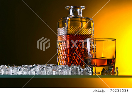 Glass of Whiskey . Glass of Whiskey . 70255553