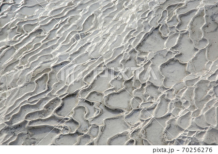 Texture of travertine in Pamukkale, Turkey Texture of travertine in Pamukkale, Turkey 70256276