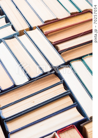 Collection of old books in library 70257054