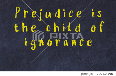 Black chalkboard with wise inscription on it Black chalkboard with wise inscription on it 70262396