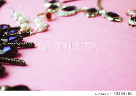 Beautiful precious shiny jewelery trendy glamorous 70264560